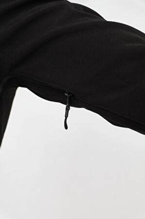 Camp457 Outdoor Softshell Su Ve Rüzgara Dayanıklı İçi Polarlı Seyyar Kapşonlu Erkek Taktik Mont