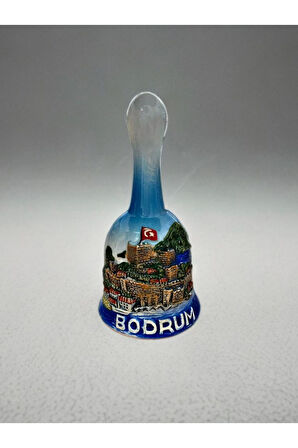 BODRUM Temalı Seramik Çan 10 cm