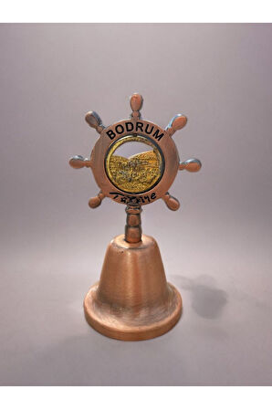 BODRUM Temalı Metal Çan 4,5cm x 9,5cm