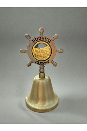 BODRUM Temalı Metal Çan 4,5cm x 9,5cm