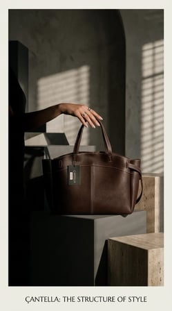 kahverengi tote çanta