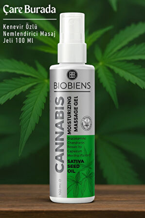 Biobiens - Kenevir Özlü Nemlendirici Masaj Jeli 100 Ml