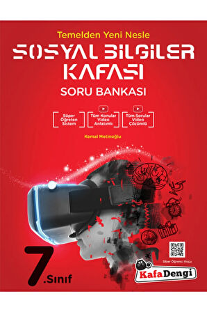 Kafadengi Yayınları 7.sınıf Sosyal Bilgileri Kafası Soru Bankası (tümü Video Çözümlü)