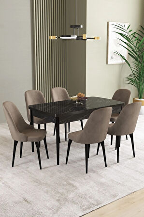 Floryn Beyaz 80 X 132 Benchli Açılabilir MDF Mutfak Masa Takımı 4 Sandalye