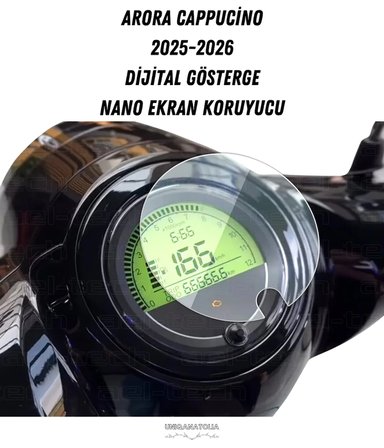 Arora Cappucino 2025-2026 Dijital Gösterge Uyumlu Nano Ekran Koruyucu
