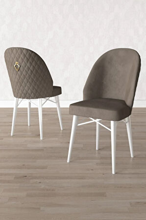 Calvin Beyaz 80x132 MDF Açılabilir Mutfak Masası Takımı 4  Sandalye