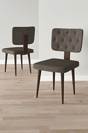 Lars Barok 80x132 Açılabilir Mdf Masa Yemek Odası Takımı,Mutfak Takımı 4 Adet Sandalye