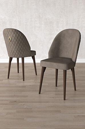 ​​​​​​​Milas Barok Desen 80x132 Açılabilir Mdf Masa Yemek Odası Takımı, Mutfak Takımı 6 Sandalye