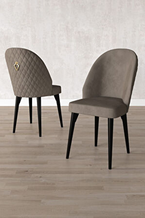 Milas Siyah Mermer Desen 80x132 Açılabilir Mdf Masa Yemek Odası Takımı,Mutfak Takımı 4 Sandalye, 1 B