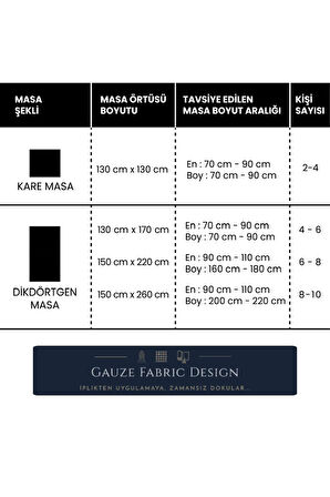 Keten Dokulu Açık Bej Masa Örtüsü Zengin Renk Seçenekli