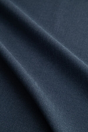 Keten Dokulu Petrol Masa Örtüsü Zengin Renk Seçenekli