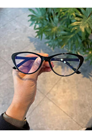 Carat Cat Eye Siyah 46 Ekartman küçük cat eye gözlük Camı Değişir