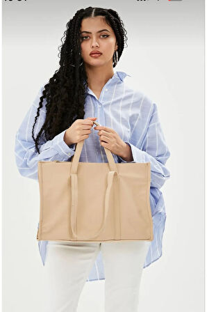 Paraşüt Kumaş Shopper Amelia Kadın Kol ve Omuz Çantası