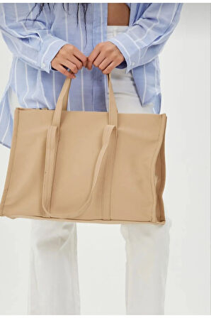 Paraşüt Kumaş Shopper Amelia Kadın Kol ve Omuz Çantası