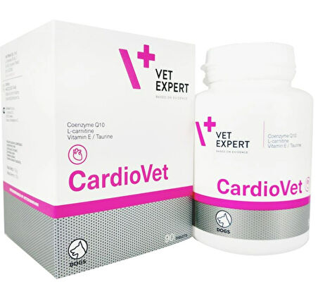 Vet Expert CardioVet Kedi ve Köpekler İçin Kalp Destekleyici 90 Tablet