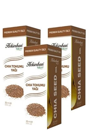 Chia Tohumu Yağı 20 Ml 3 Adet