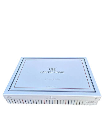 Capital Home NAKIŞLI ÇİFT KİŞİLİK CAROLA 6'lı NEVRESİM TAKIMI 100% PAMUKLU