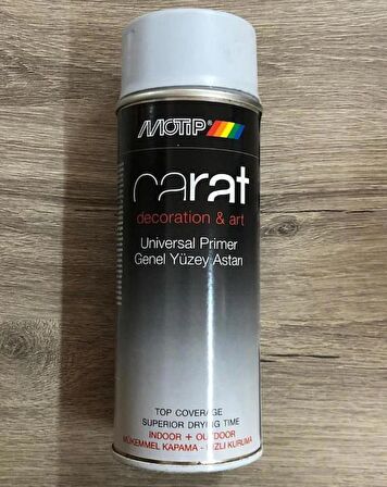 Motip Carat Akrilik Sprey METAL YÜZEY ASTARI 400 ml