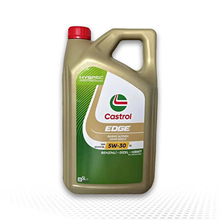 Castrol EDGE 5W‑30 LL Tam Sentetik Motor Yağı 5 LT