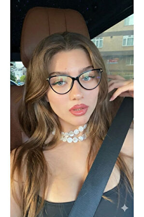 Catte Cat eye T aksesuar mavi ışık korumalı gözlük