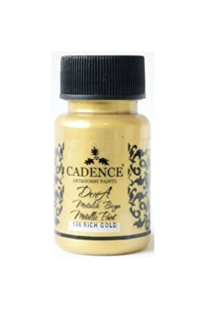 Cadence 136 Rich Altın Dora Metalik Boya 50ml