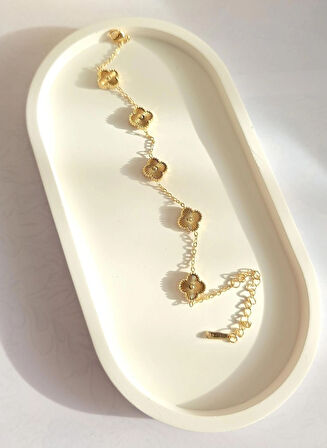 Çelik Bileklik - Yonca Model Bileklik - 