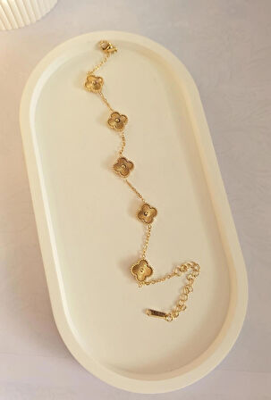 Çelik Bileklik - Yonca Model Bileklik - 