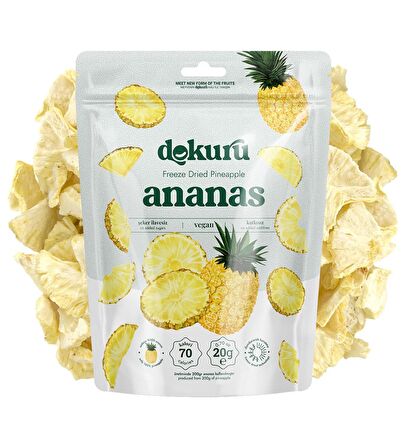 Dokuru Kuru Ananas Meyve Cipsi