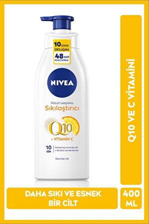 Nivea Sun Güneş Koruyucu Vücut Spreyi 200ml Spf50 Ve Q10 Sıkılaştırıcı Vücut Losyonu 400ml, Çanta Hediye