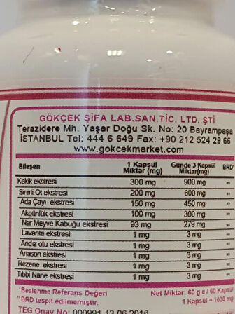 Kekik Kapsül (Thyme Capsule)  60 Adet