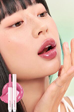Yoğun Nemlendirici, Parlak Bitişli Balm Peripera Heart Jam Glow Lip (8 Peach Crumble)(Lucky Lottery)