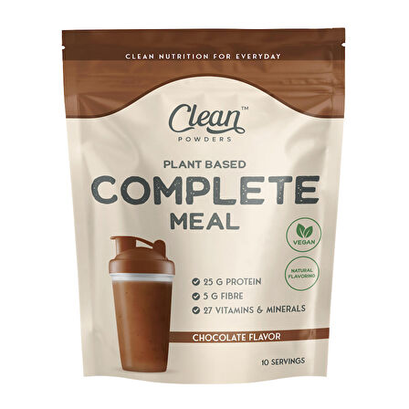 Clean Powders Plant Based Complete Meal 600 Gr - ÇİKOLATA