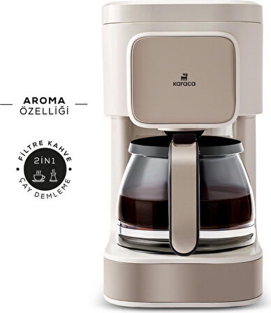 Karaca Just Coffee Aroma 2 In 1 Filtre Kahve Ve Çay Demleme Makinesi Latte