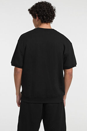 Erkek GJ Cn Logo Emb T-Shirt - Siyah  | L