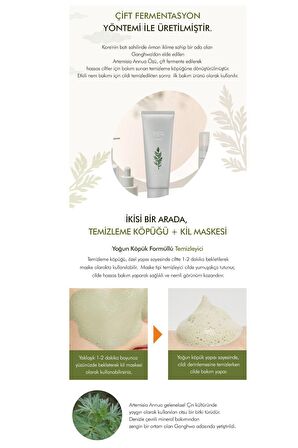 Missha Time Revolution Artemisia Hassas Cilt için Temizleyici Yüz Temizleme Köpüğü 150 ml 