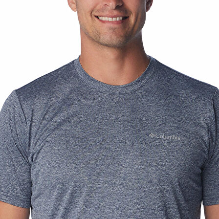 Columbia Hike™ Crew Short Sleeve Shirt Erkek Lacivert Tişört AO1419-465
