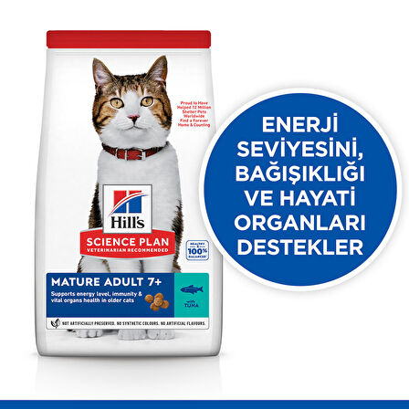 Hill's Adult +7 Ton Balıklı Yaşlı Kedi Maması 1,5 K