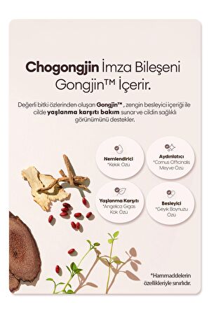 Arındırıcı, Nemlendirici, Besleyici ve Yaşlanma Karşıtı Masaj Kremi CHOGONGJIN Massage Cream