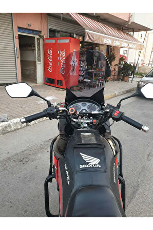 Honda CBF 150 Siperlik Ön Cam 2005 2017 Model 51cm Açıkfüme Renkli 4mm