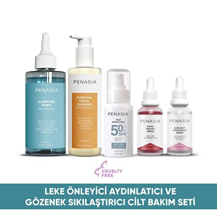 Aydınlatıcı,Gözenek ve Leke Karşıtı Set