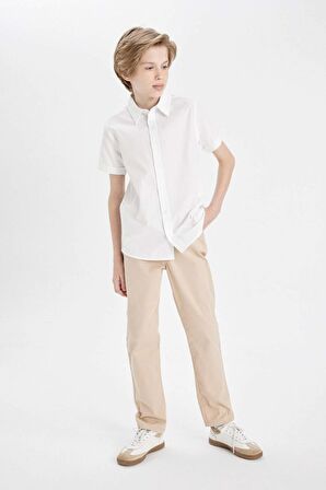 DeFacto Erkek Çocuk Loose Fit Standart Paça Gabardin Pantolon B8938A824SMBG742