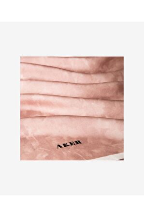 Aker Eşarp Pudra Kadın Düz İpek Eşarp