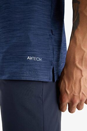 DeFactoFit Esnek Kumaş Standart Fit Polo Yaka Sporcu Kısa Kollu Tişört D9241AX25SPIN199