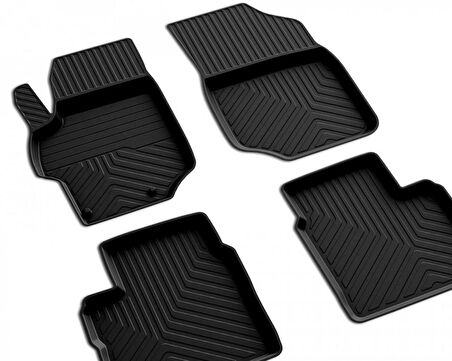 Citroen C Elysee Ferrous 4D Havuzlu Kauçuk Paspas 2013 ve Üzeri