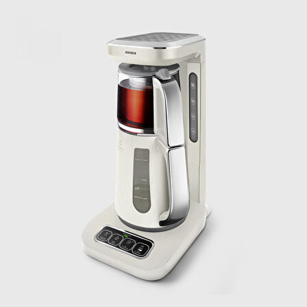 Karaca Çaysever Robotea Pro Quartz 4 in 1 Konuşan Çay Makinesi Creamy