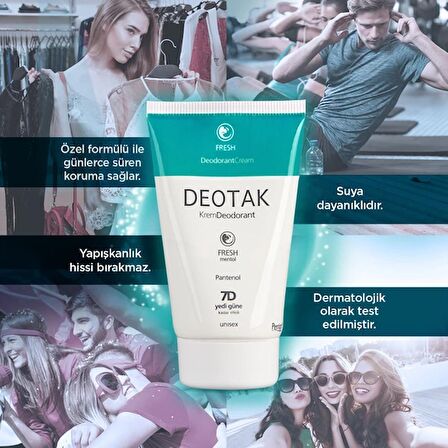 Deotak Fresh Krem Deodorant