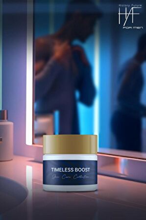 Erkeklere Özel Timeless Boost Yaşlanma Karşıtı Nemlendiren Sıkılaştırıcı Canlandırıcı Yüz Kremi 50ml