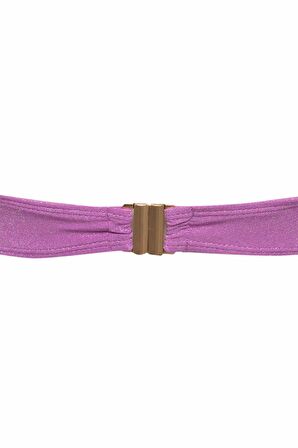 DeFacto Regular Fit Parlak Kumaş Bikini Üstü-Fall in Love B7471AX24SMPR442