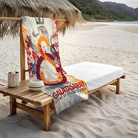 Dekoratif Modern Desenli Plaj Deniz Havlusu Peştamal 80x160 CM TRF03