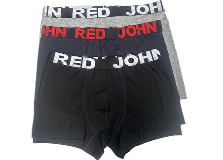 3 Adet Avrupanın Yıldızı (John red) Penye Boxer Şort